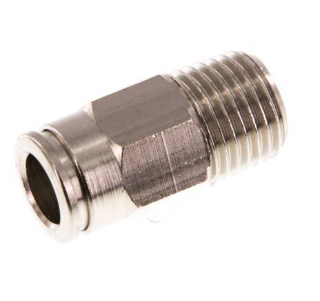 Racor de 8mm x R1/4'' con rosca macho de latón NBR [2 piezas]