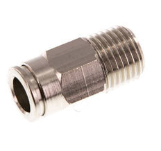 Racor de 8mm x R1/4'' con rosca macho de latón NBR [2 piezas]