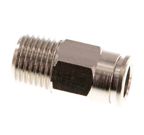 Racor de 8mm x R1/4'' con rosca macho de latón NBR [2 piezas]