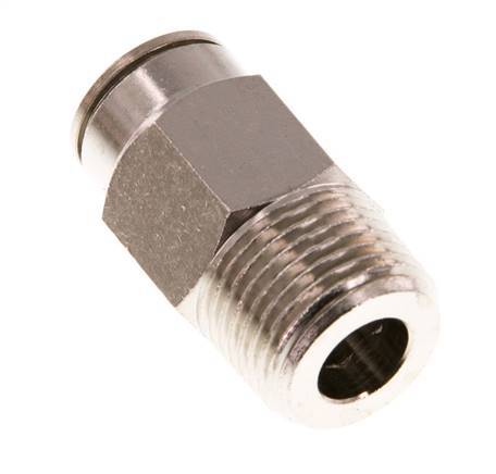 10mm x R3/8'' Push-in Fitting with Male Threads Brass NBR [2 Pieces]