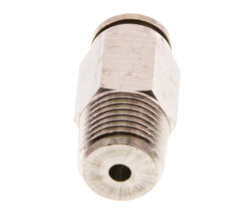 4mm x R1/8'' Push-in Fitting with Male Threads Brass FKM [5 Pieces]