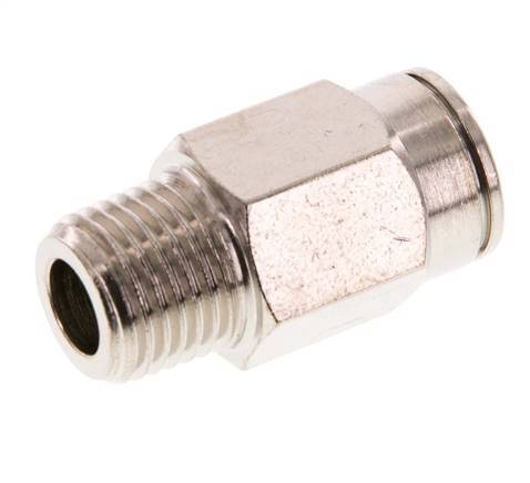 10mm x R1/4'' Push-in Fitting with Male Threads Brass FKM [2 Pieces]