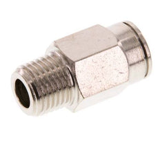 10mm x R1/4'' Push-in Fitting with Male Threads Brass FKM [2 Pieces]