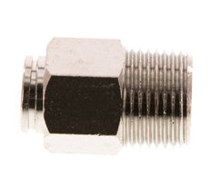 8mm x R3/8'' Push-in Fitting with Male Threads Brass FKM [2 Pieces]