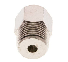 8mm x R3/8'' Push-in Fitting with Male Threads Brass FKM [2 Pieces]