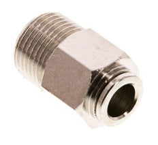 8mm x R3/8'' Push-in Fitting with Male Threads Brass FKM [2 Pieces]