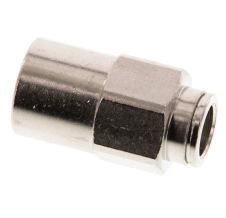 10mm x G3/8'' Push-in Fitting with Female Threads Brass NBR