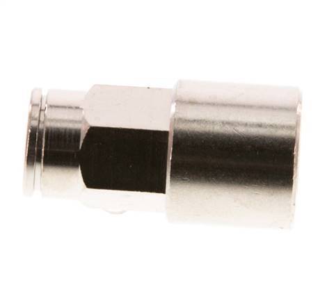 8mm x G1/4'' Push-in Fitting with Female Threads Brass FKM [2 Pieces]