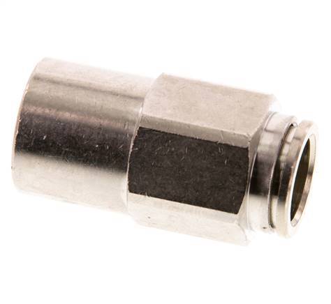 12mm x G3/8'' Push-in Fitting with Female Threads Brass FKM