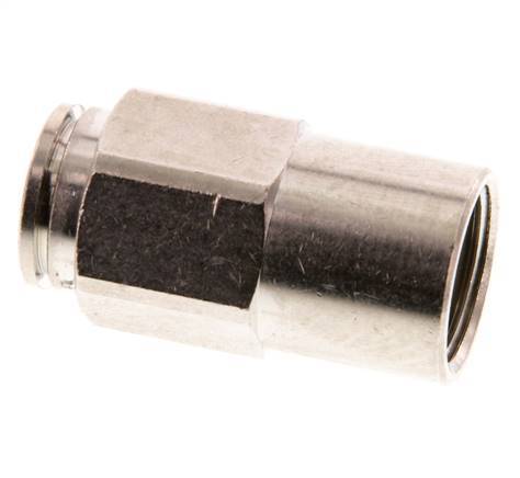 12mm x G3/8'' Push-in Fitting with Female Threads Brass FKM