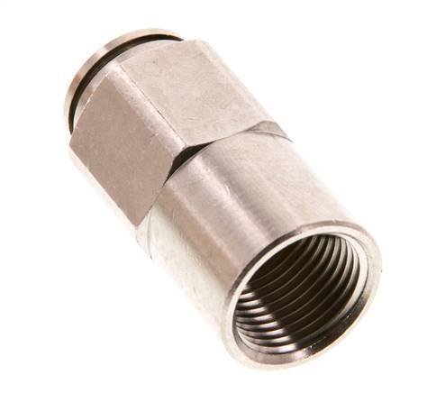 12mm x G3/8'' Push-in Fitting with Female Threads Brass FKM