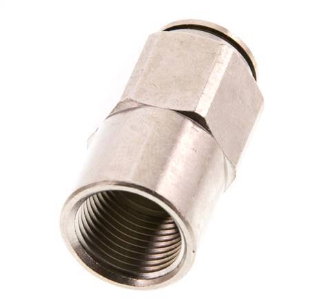 12mm x G3/8'' Push-in Fitting with Female Threads Brass FKM