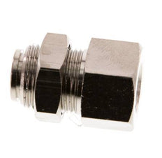 6mm x G1/8'' Push-in Fitting with Female Threads Brass NBR Bulkhead [2 Pieces]
