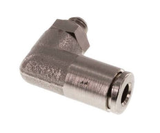 4mm x M 5 90deg Elbow Push-in Fitting with Male Threads Brass FKM Rotatable [2 Pieces]
