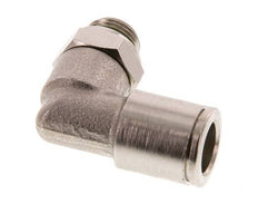 8mm x G1/8'' 90deg Elbow Push-in Fitting with Male Threads Brass FKM Rotatable [2 Pieces]