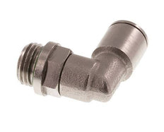 8mm x G1/4'' 90deg Elbow Push-in Fitting with Male Threads Brass FKM Rotatable [2 Pieces]