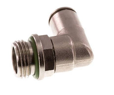 12mm x G1/2'' 90deg Elbow Push-in Fitting with Male Threads Brass FKM Rotatable