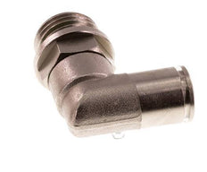 12mm x G1/2'' 90deg Elbow Push-in Fitting with Male Threads Brass FKM Rotatable