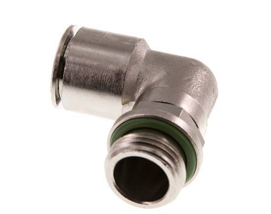 Racor de 16mm x G1/2'' 90deg con rosca macho Latón FKM Giratorio