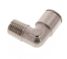 10mm x R1/4'' 90deg Elbow Push-in Fitting with Male Threads Brass NBR [2 Pieces]