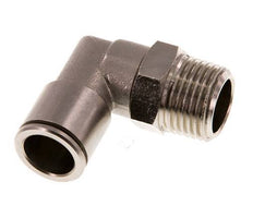 Codo de 90 grados 14mm x R1/2'' con rosca macho Latón NBR Giratorio