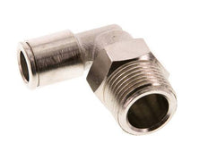 Racor de 8mm x R3/8'' 90deg con rosca macho Latón FKM Giratorio