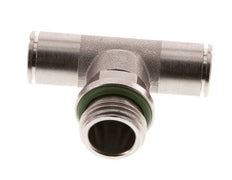 12mm x G1/2'' Inline Tee Push-in Fitting with Male Threads Brass FKM Rotatable