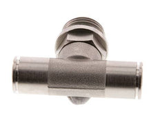 12mm x G1/2'' Inline Tee Push-in Fitting with Male Threads Brass FKM Rotatable