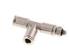 Racor en T de ángulo recto 5mm x M 5 con rosca macho Latón NBR Giratorio