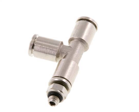 Racor en T de ángulo recto 5mm x M 5 con rosca macho Latón NBR Giratorio