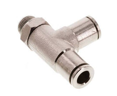 6mm x G1/8'' Right Angle Tee Push-in Fitting with Male Threads Brass FKM Rotatable