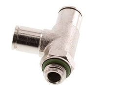 6mm x G1/8'' Right Angle Tee Push-in Fitting with Male Threads Brass FKM Rotatable