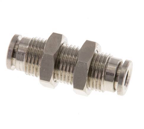 5mm Push-in Fitting Brass NBR Bulkhead