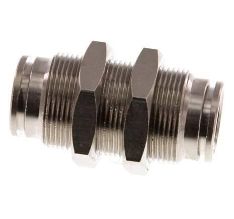 Racor rápido de 12 mm Pasamuros de latón NBR