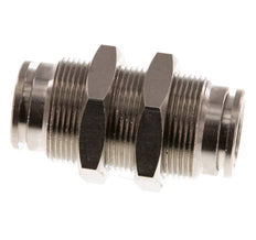 Racor rápido de 12 mm Pasamuros de latón NBR