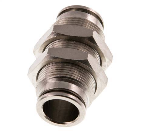 Racor rápido de 12 mm Pasamuros de latón NBR