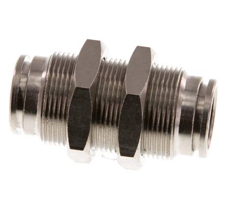 Racor rápido de 12 mm Pasamuros de latón NBR