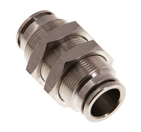 Racor rápido de 12 mm Pasamuros de latón NBR