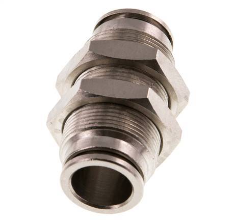 Racor rápido de 12 mm Pasamuros de latón NBR