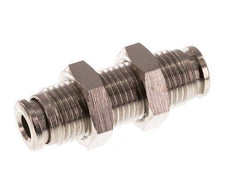 Racor rápido de 4 mm Pasamuros de latón FKM