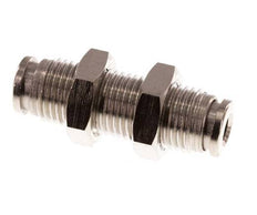 Racor rápido de 4 mm Pasamuros de latón FKM