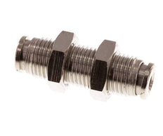 Racor rápido de 4 mm Pasamuros de latón FKM