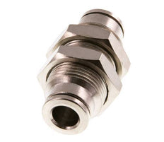 Racor rápido de 6 mm Pasamuros de latón FKM