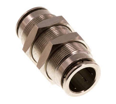 Racor rápido de 14 mm Pasamuros de latón FKM