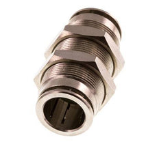 Racor rápido de 14 mm Pasamuros de latón FKM