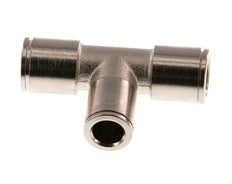 8mm x 10mm Tee Push-in Fitting Brass NBR