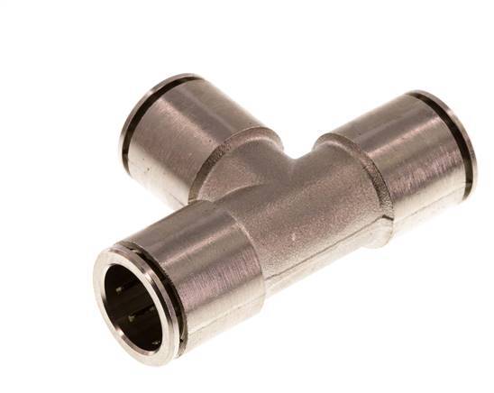14mm Tee Push-in Fitting Brass FKM