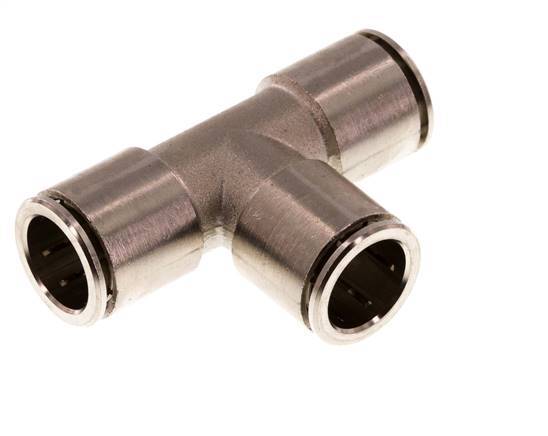 14mm Tee Push-in Fitting Brass FKM