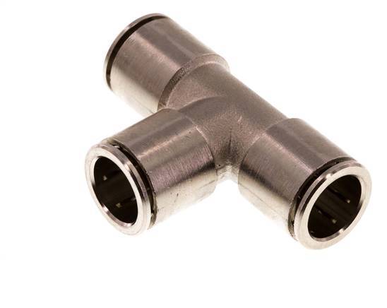 14mm Tee Push-in Fitting Brass FKM