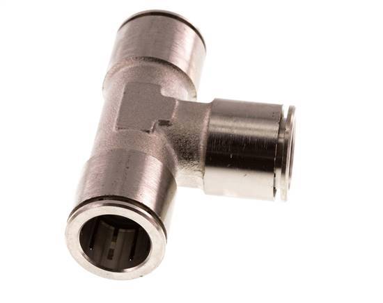 16mm Tee Push-in Fitting Brass FKM